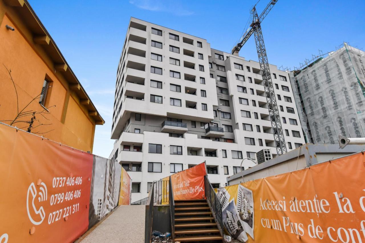 布拉索夫Modern In New Building With Panoramic View公寓 外观 照片